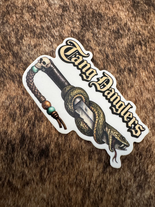 TangDanglers Snake Knife Sticker
