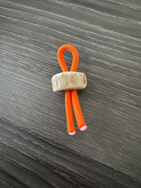 Hand Polished Elk Antler Spacer Bead