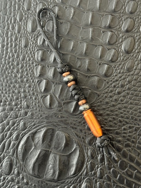 TangDanglers Straight Shooter Copper & Hematite Knife Lanyard (Number 4)