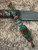 Brass Spartan Lanyard with Arizona Jade Tru-Stone & Ironwood Handmade Bead Accented by Brass and Aventurine
