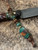 Brass Spartan Lanyard with Arizona Jade Tru-Stone & Ironwood Handmade Bead Accented by Brass and Aventurine