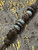 Brown Micarta, White G10, and Copper Liner Bead Lanyard with Copper Skull Chief