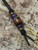 Multi Color Resin, Orange G10, and Koa Wood Mini Cord Lanyard with Brass and Amethyst Spacers