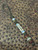 Premium Collection OD Green Knife Lanyard with Tigerwood, Green G10, and Mother of Pearl Split Bead Accented by Opalite & Brass