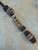 Engraved Stainless Skull and Coyote Cobra Wrap EDC Lanyard with Ziricote Wood, Mother of Pearl Resin, and Zebrawood Split Bead