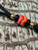 DIY Lanyard Kit - Handmade G-Carta Bead with Contoured Brass and Onyx Accents