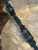 Turquoise & Black Diamond 550 Cord Lanyard with Turquoise Tru-Stone and Ironwood Split Layer Beads Accented by Onyx and Copper