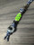 Handmade Reactive G-Carta Infinity Bead Lanyard Cobra Wrap and Anubis Guardian Bead On Multi-Color Paracord
