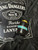 Ebony Wood and Gold Web Turquoise Tru-Stone Handmade Split Bead Knife Nub with Polished Brass Spacer