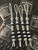 TangDanglers Whiteout Series Arctic Paracord Knife Lanyard with Skull Bead & Accents