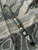 FDE and Black Paracord Tactical Style Lanyard with FDE G10, Silver Carbon Fiber, and OD Green G10 Bead Accented by Hematite, Templar Cross Spacers, and Brass Templar Shield Cross