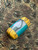 TangDanglers "Puzzle Bead" - Teal Resin, Mother of Pearl Resin, and Bocote Wood