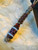 Premium Collection Coyote Tan Paracord knife Lanyard with Brass Spiral and Handmade Koa Wood, Black G10, White G10, and Honeycomb Resin Bead