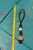 Elk Antler and Shaped Olive Wood Bead Black Paracord Knife Lanyard with Aventurine Accents Elk Antler and Shaped Olive Wood Bead Black Paracord Knife Lanyard with Aventurine Accents