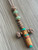 Zebrawood and Sonoran Sunset Tru-Stone Cross Lanyard with Aventurine and Copper Accents
