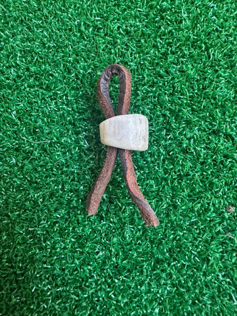 Elk Antler Knife Lanyard Bead