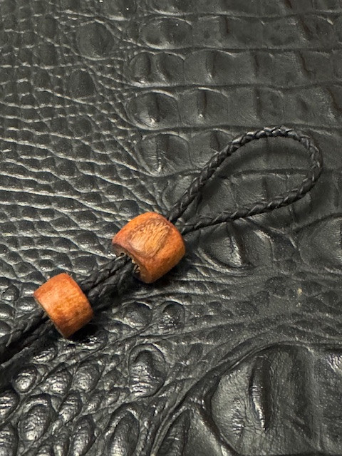 2 Pack of Handmade Large Hole Koa Wood EDC Beads