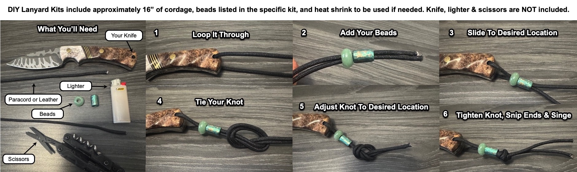 How To Make A Knife Lanyard