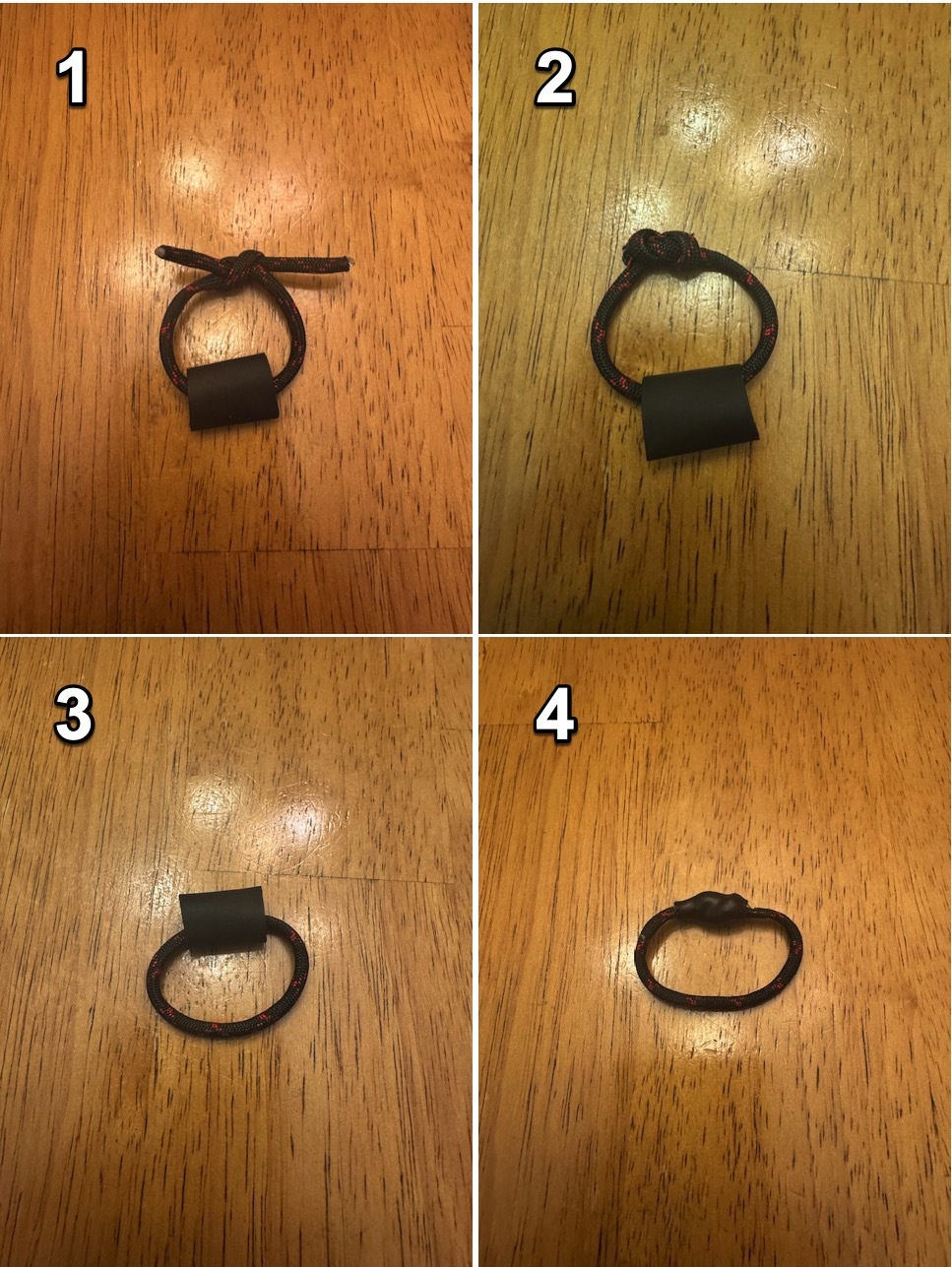 Heat Shrinked Lanyard Knot