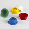 16mm Pierceable Santoprene Stoppers, Assorted Colors