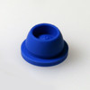 12/13mm Pierceable Santoprene Stoppers, Blue