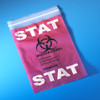 STAT Specimen Transport Bag, RED 6" x 9"
