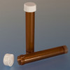 Amber Tube With White Cap