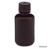 Globe Scientific Diamond RealSeal Amber Narrow Mouth HDPE Bottles - 60mL