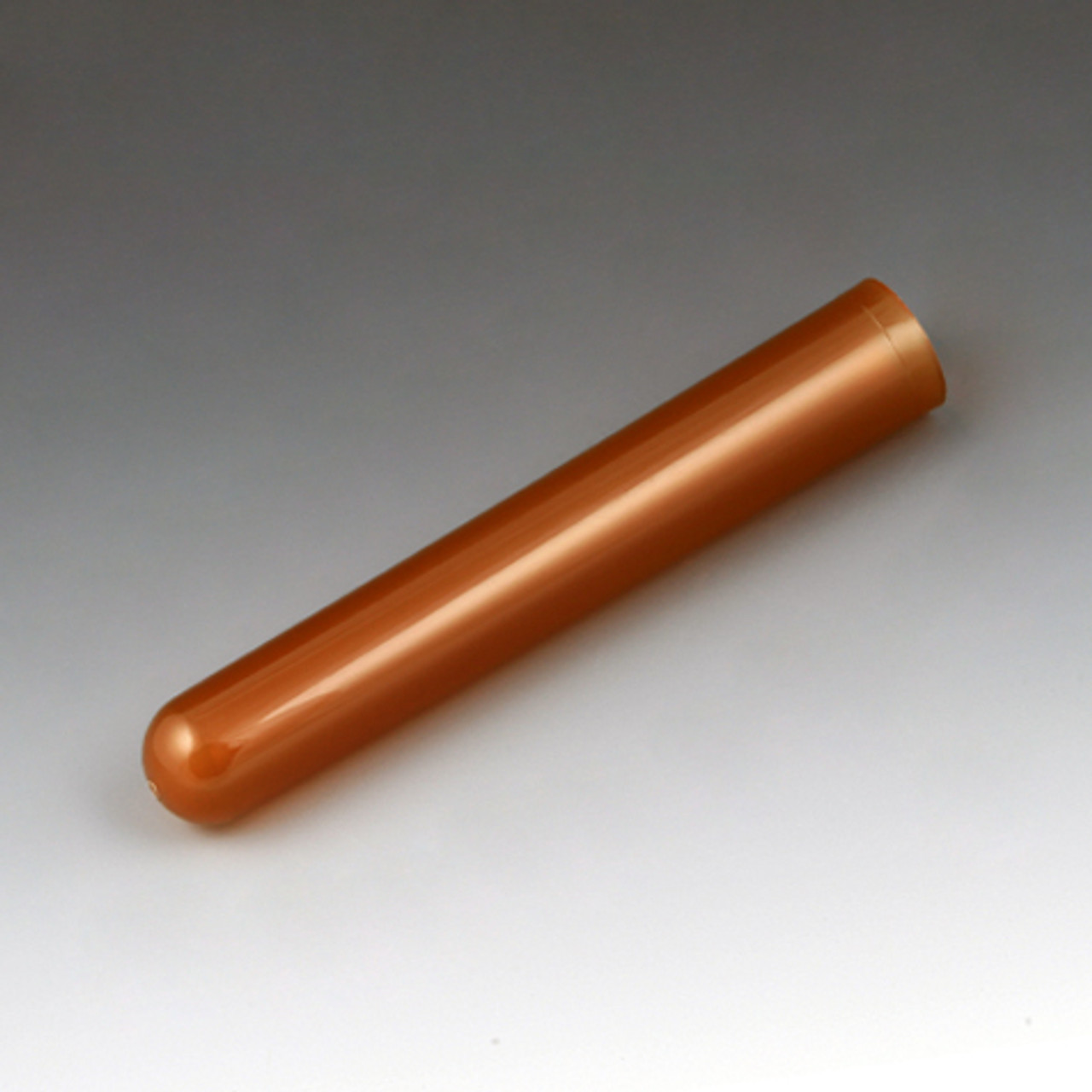 12 x 75mm Polypropylene Plastic Tube, Amber color