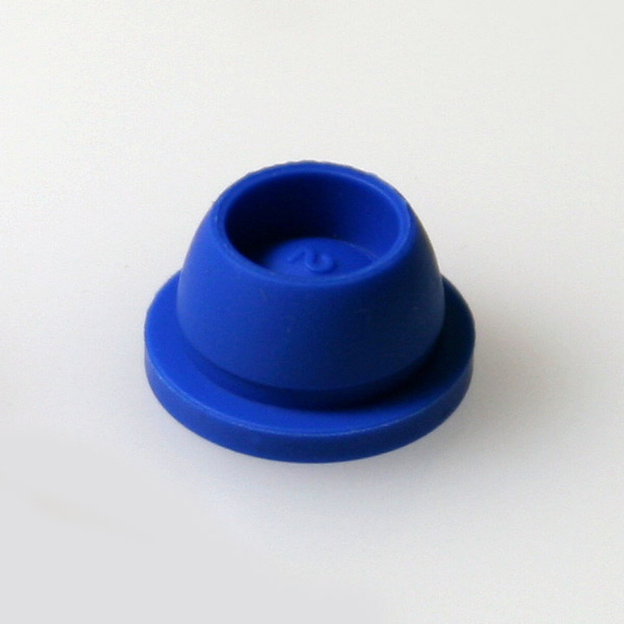 12/13mm Pierceable Santoprene Stoppers, Blue