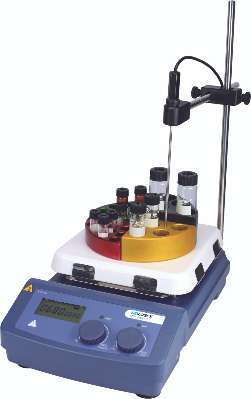 Scilogex MS7-H550-Pro 7x7 LCD Digital Hotplate Stirrer with Reaction Blocks