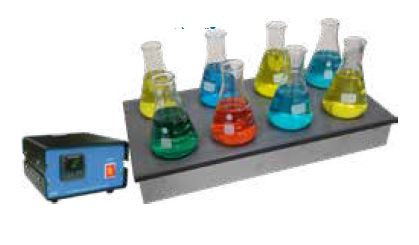 MRC GHP-4DX2-SPL Digital Aluminum Large Hotplate with External Control (Flasks not included)