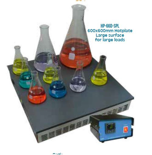 MRC HP-660-SPL Digital Aluminum Large Hotplate with External Control (Flasks not included)