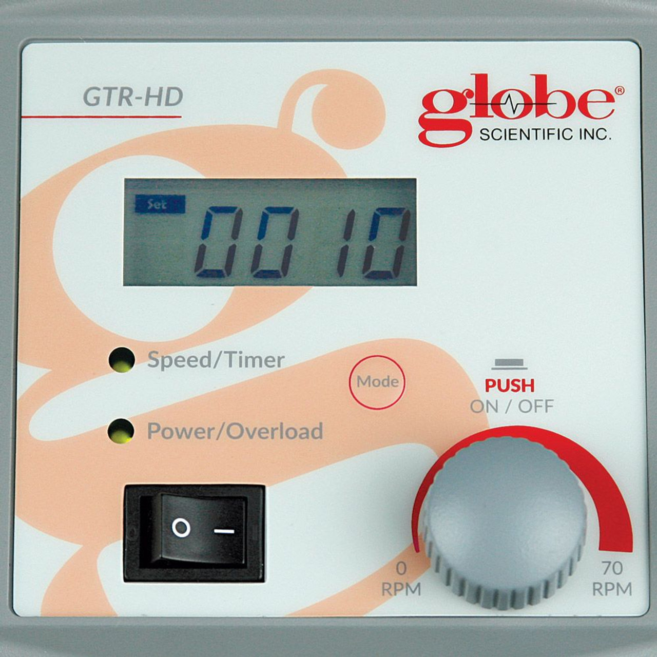 Globe Scientific Digital Tube Rotator - Panel