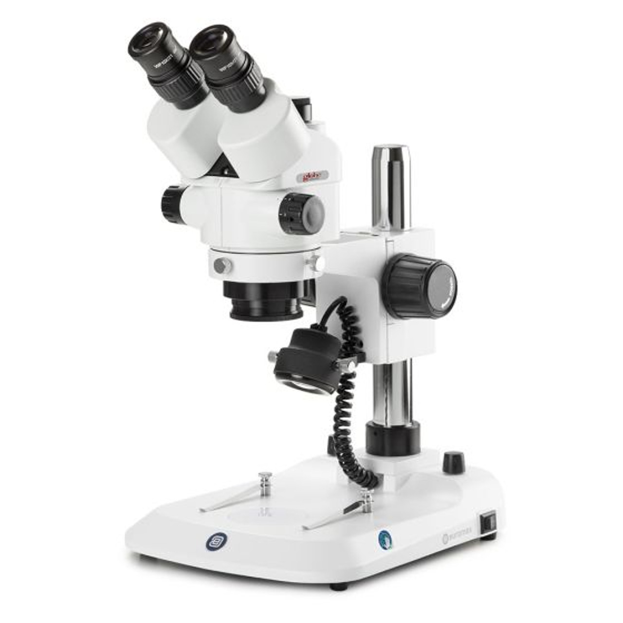 Front view of the Euromex StereoBlue series stereo microscope model ESB-1903-P.