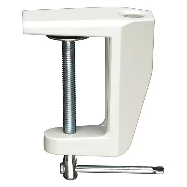 Luxo  60001LG, LED Magnifier A-Type Edge Mount Clamp - Light Gray