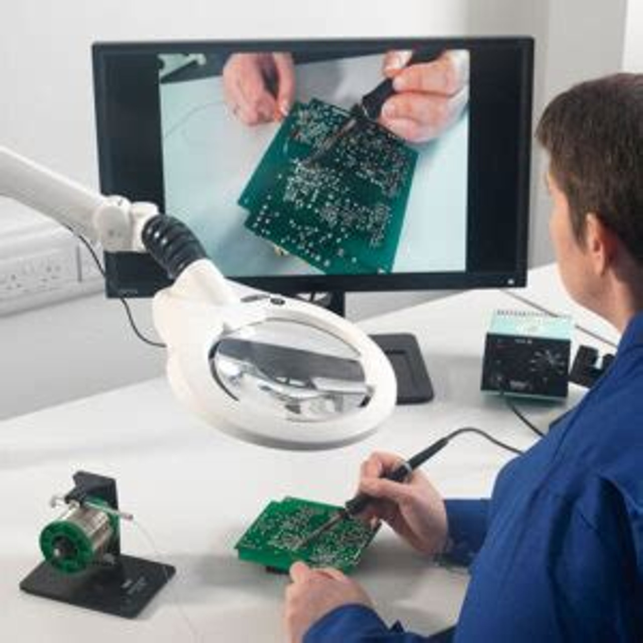 Circus LED Magnifier Soldering Station