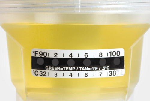 Liquid Crystal Thermometer Strips
