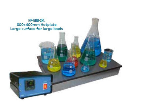 MRC HP-600-SPL Digital Aluminum Large Hotplate with External Control (Flasks not included)