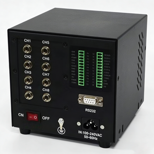 HTL TSC8 UV Spot Curing System - Connection Interfaces Rear Panel