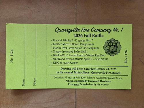 2026 Fall Raffle