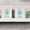 Ombre Sea Turtle Peace Block Sign

Add a touch of whimsy to your home decor with this adorable turtle box sign! Wood box sign features ombre turtle design with peace and love sentiments and rope trim border. 1 of each style.

DETAILS

Material: Wood
Size: 5"sq