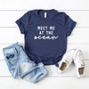 Meet Me At The Ocean Short Sleeve Graphic Tee