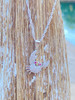 Hangin' Around Crab .925 Sterling Silver Necklace - 18"
The sea is full of mystery, and the crab is one of the most intriguing of them all. This whimsical Crab pendant made of Sterling Silver and CZ Stones comes with an 18" Sterling Silver Chain. 
Crab Pendant Dimensions:0.75" long X 0.6" wide