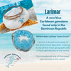 Larimar gemstone guide showing genuine Dominican Republic Larimar and Larimar jewelry — Crabby Mermaid
