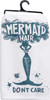 Mermaid Hair Don't Care Kitchen Towel

A blue and white cotton kitchen towel lending a "Mermaid Hair Don't Care" sentiment with a mermaid, big hair, and seashell designs. Machine-washable.

Dimensions:: 28" x 28"
Material:: Cotton