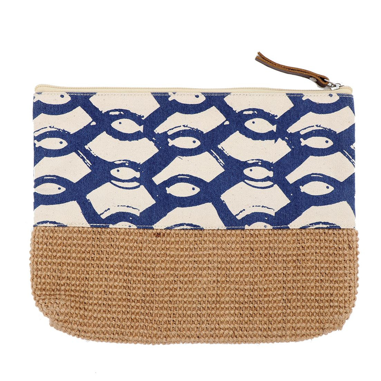 Fish Pattern Carry-All Pouch