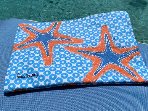 Beach Life Coastal Cosmetic Bag 
With these cute coastal-style cosmetic bags, take a piece of the beach with you wherever you go. These bags are made of 100% cotton. These super stylish beach-inspired bags are bright and cheery and perfect for throwing