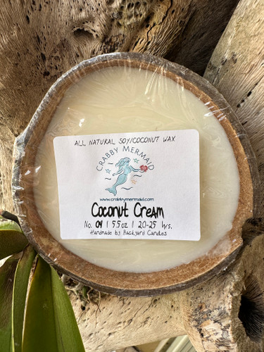 Coconut Cream Half Shell Coconut Candle - 5.5 oz

If you like piña coladas, and gettin' caught in the rain.... Then this Coconut Cream Candle is for you! It'll take you away to a picturesque tropical getaway in the blink of an eye. All you have to do is light the candle, turn on some Jimmy Buffett, and you'll be sipping on a piña colada from a pineapple cup with an umbrella and a jumbo straw in no time.


The coconut shell encasing this candle brings your living space a unique, beachy vibe. With its aromas of coconut, amber, vanilla, and sandalwood, it will feel as if you've been transported right to the sand. Ideal for a backyard barbeque or summertime soirées, this candle is also a perfect present for your loved ones. Be sure to check out our entire collection of fragrances.