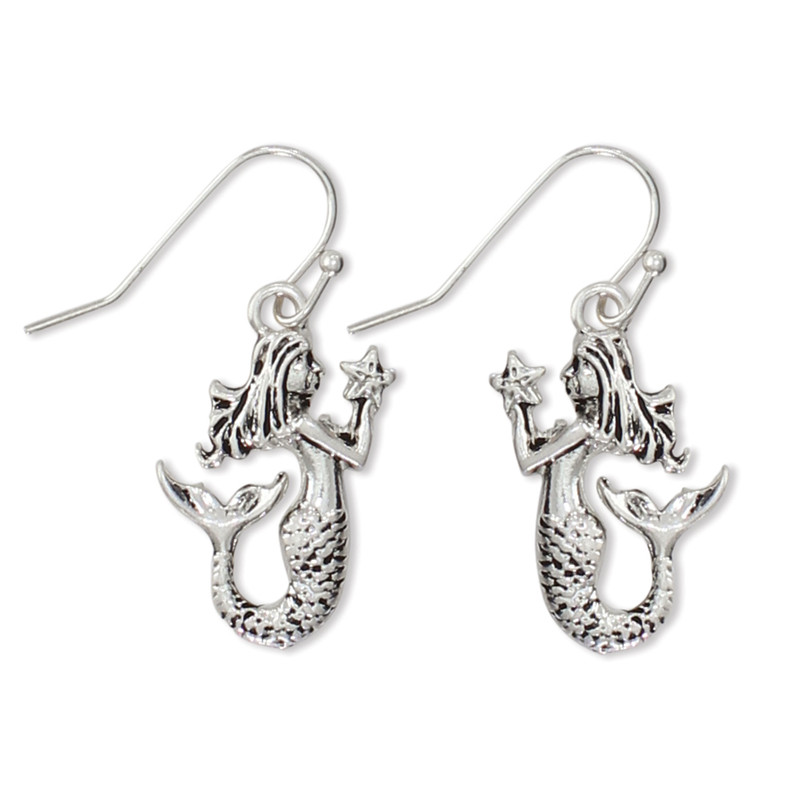 Mermaid With Starfish Earrings

These fun earrings are a must for all mermaid lovers!